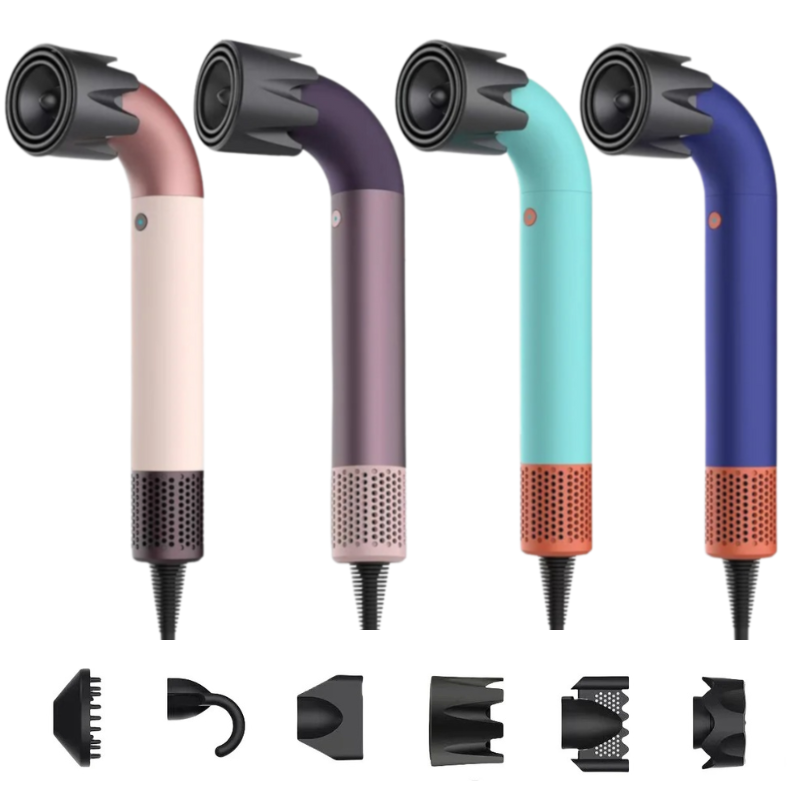 AirSonic r ULTRA Haartrockner | Profi Styling mit 6 Aufsätzen | Kompakt & Leistungsstark | Salon-Ergebnis