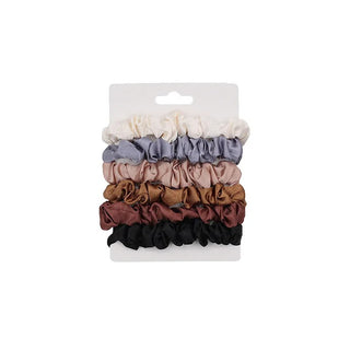 Satin Haargummi-Set (6 Stück)